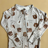 Love You Beary Much Bamboo Romper Raising Brave