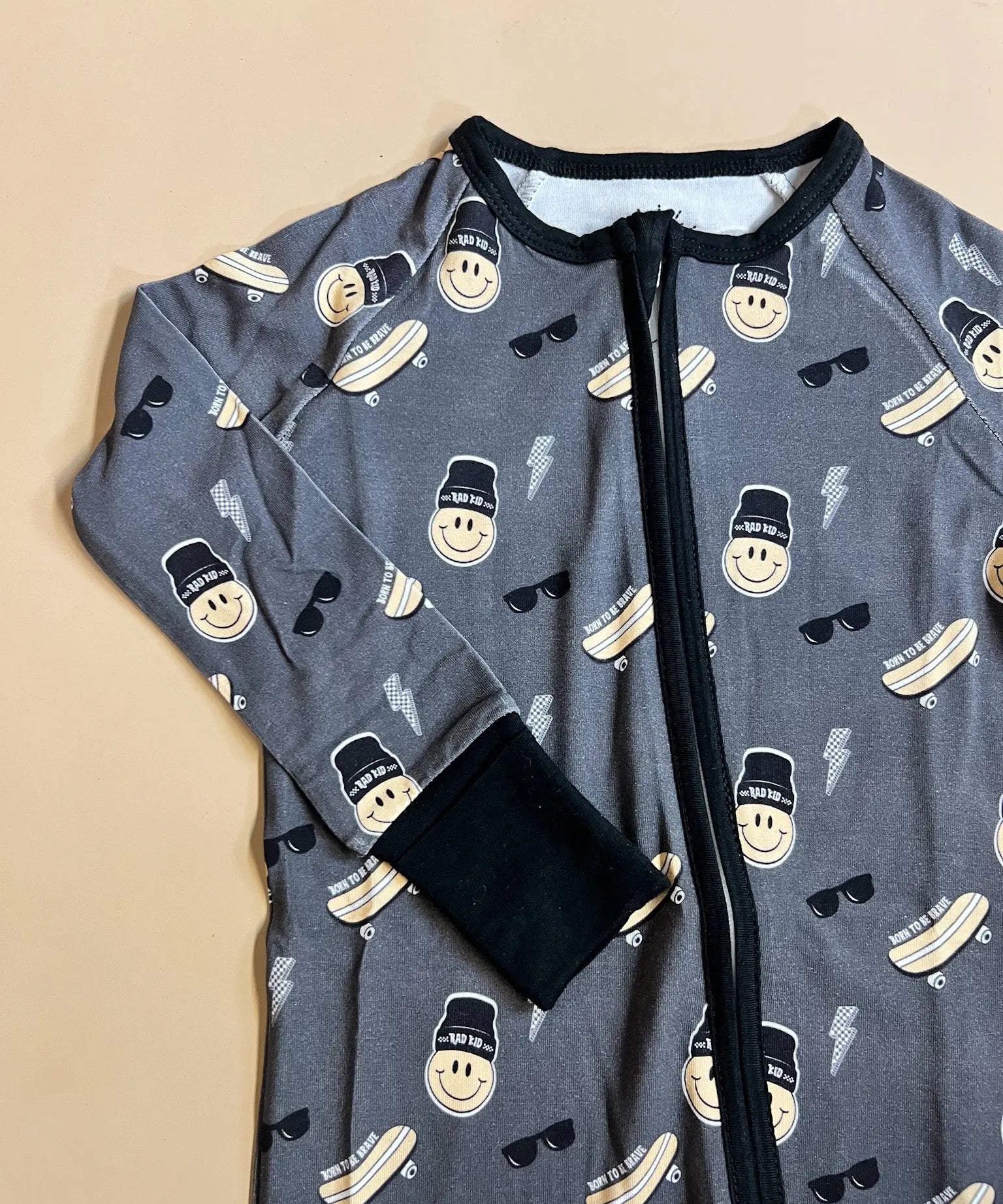 Rad Kid Bamboo Romper Raising Brave