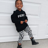 Punk Toddler Hoodie in Black