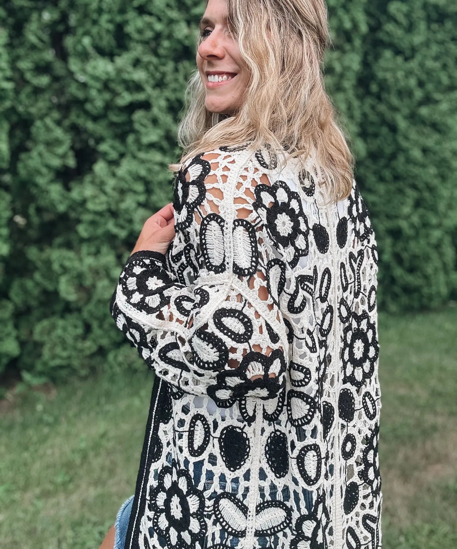 Midnight Crochet Cardigan POL