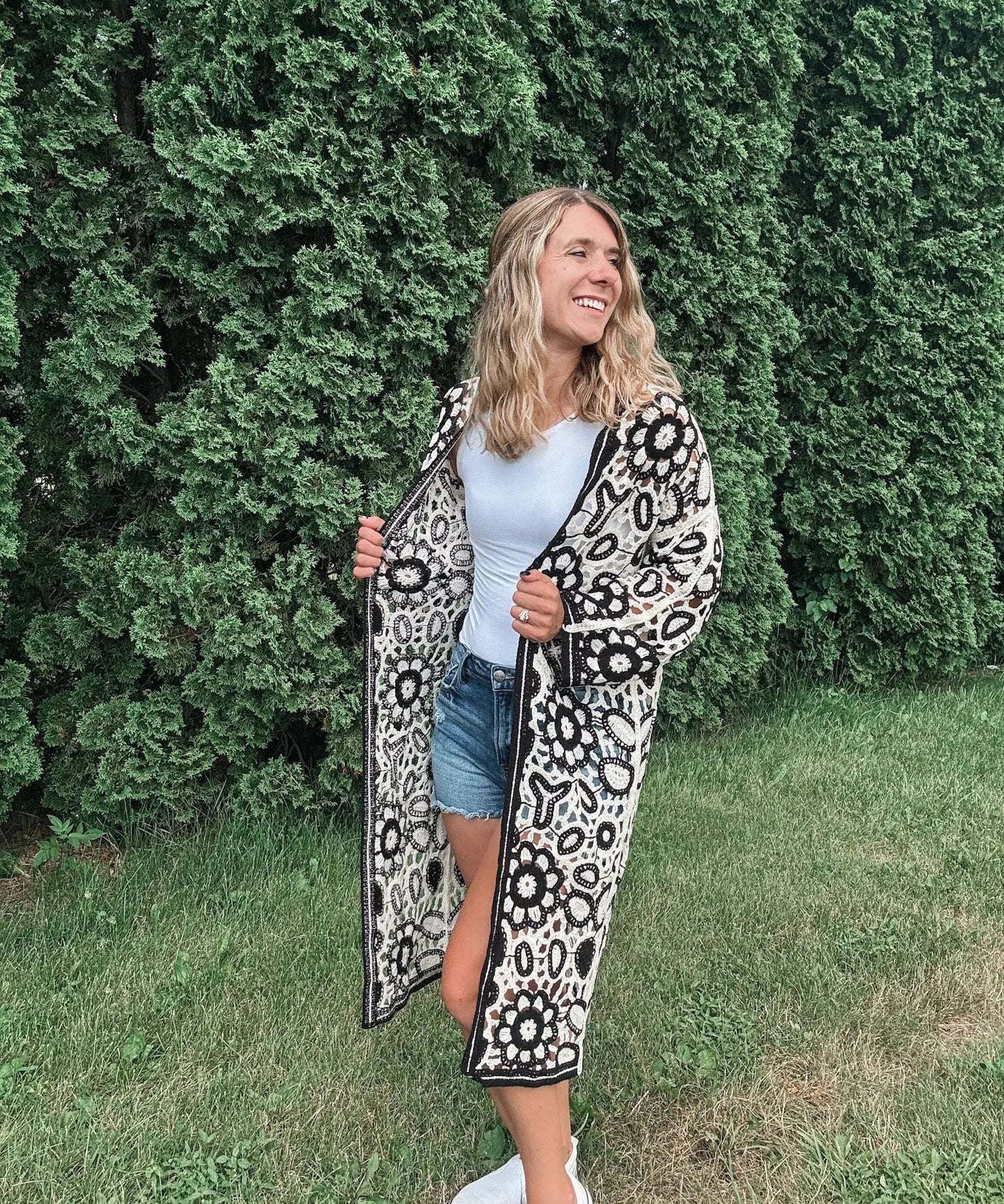 Midnight Crochet Cardigan POL