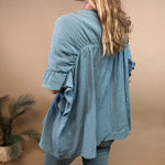 Vintage Denim Button Blouse Bibi