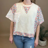 Spring Floral Mix Top Bibi