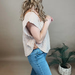 Honey Meadow Gingham Top Bibi