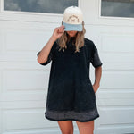 Mineral Washed T-Shirt Dress Very J