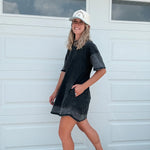 Mineral Washed T-Shirt Dress Very J