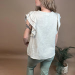 Crinkle Gauze Blouse Bibi