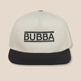 Bubba White Colorblock Snapback