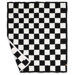 Black Checkered Child Throw Blanket Fashion City