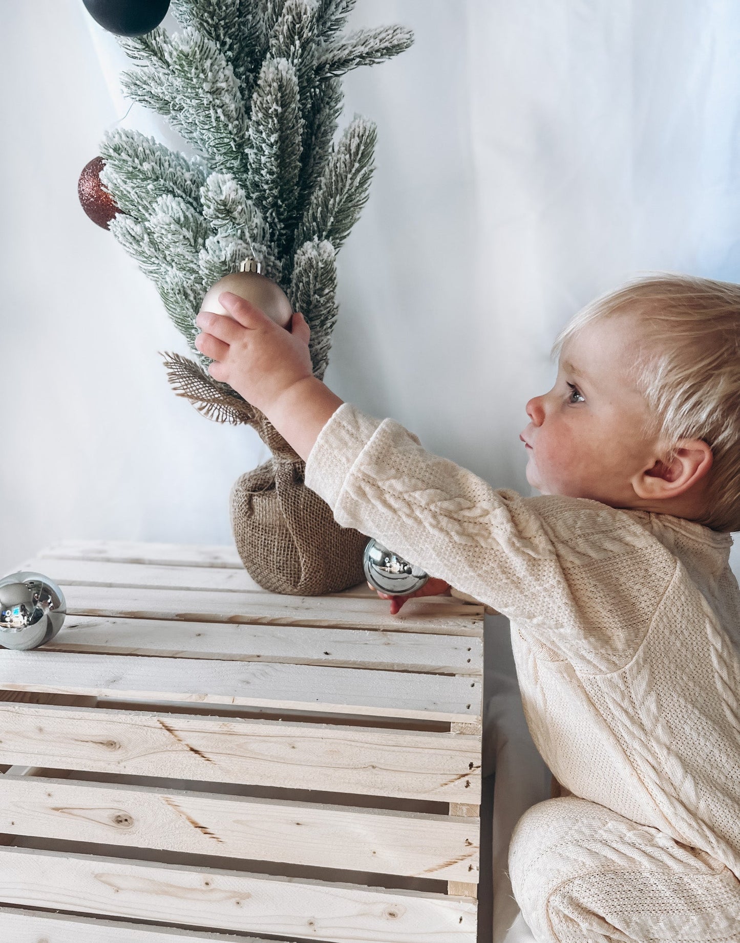 Cable Knit Baby Romper - Raising Brave
