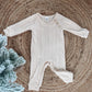 Cable Knit Baby Romper - Raising Brave