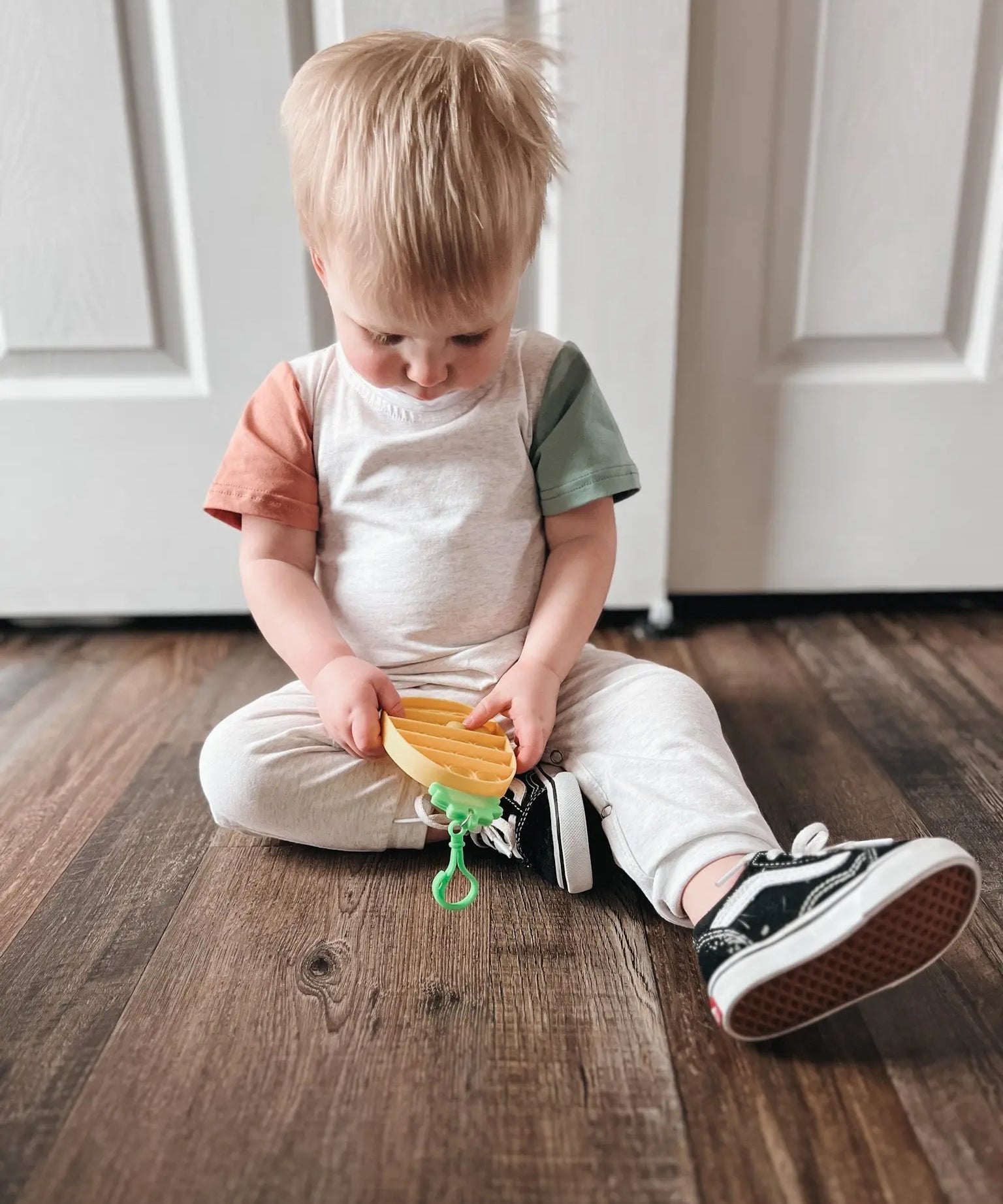 Colorblock Romper - Raising Brave
