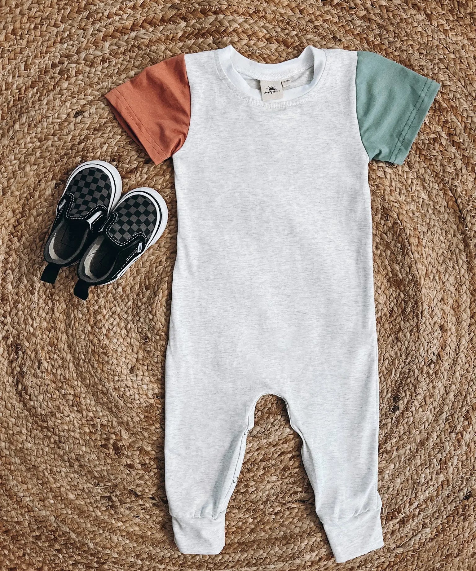 Colorblock Romper - Raising Brave