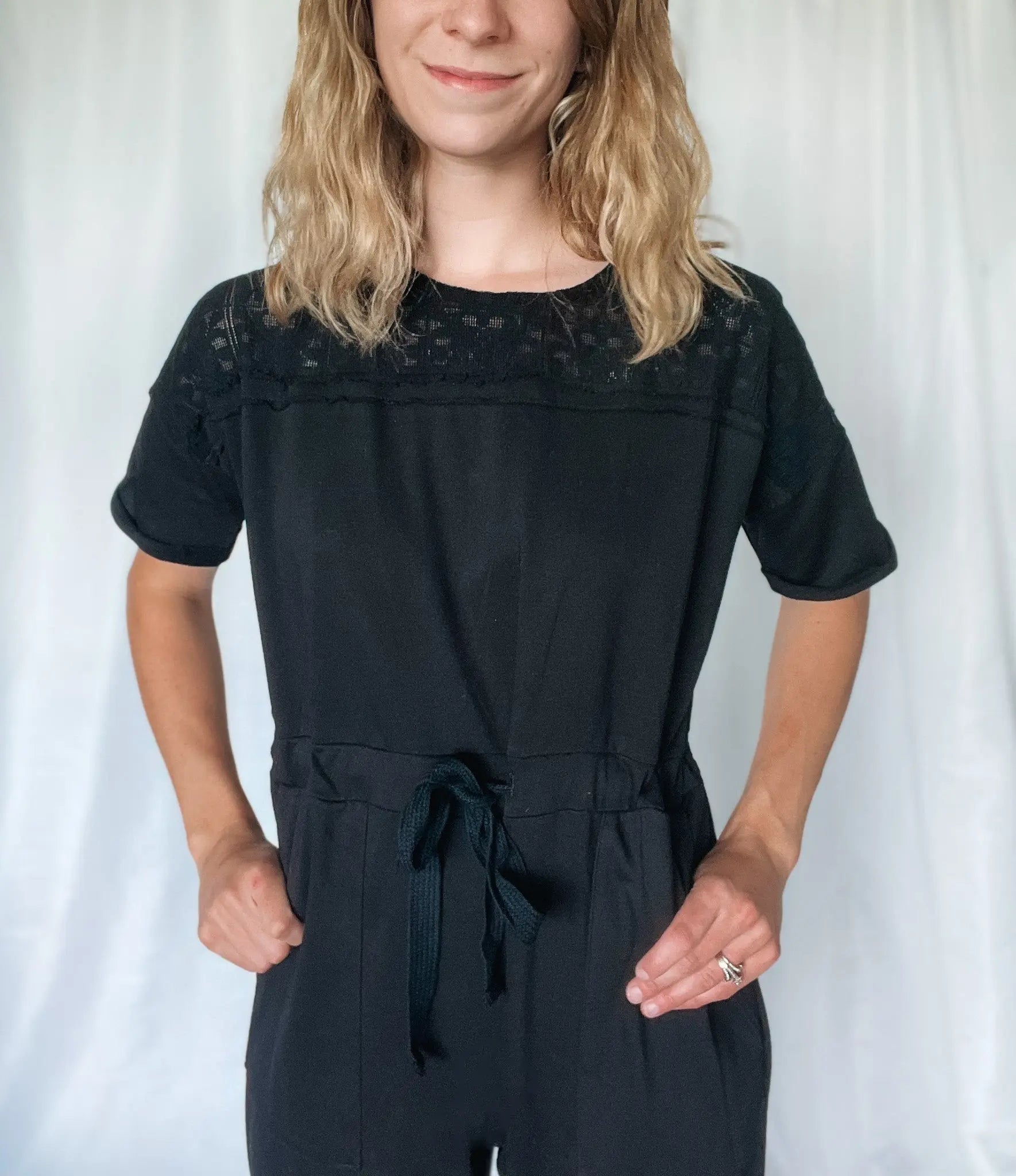 Crowd Pleaser Black Jumpsuit - Raising Brave