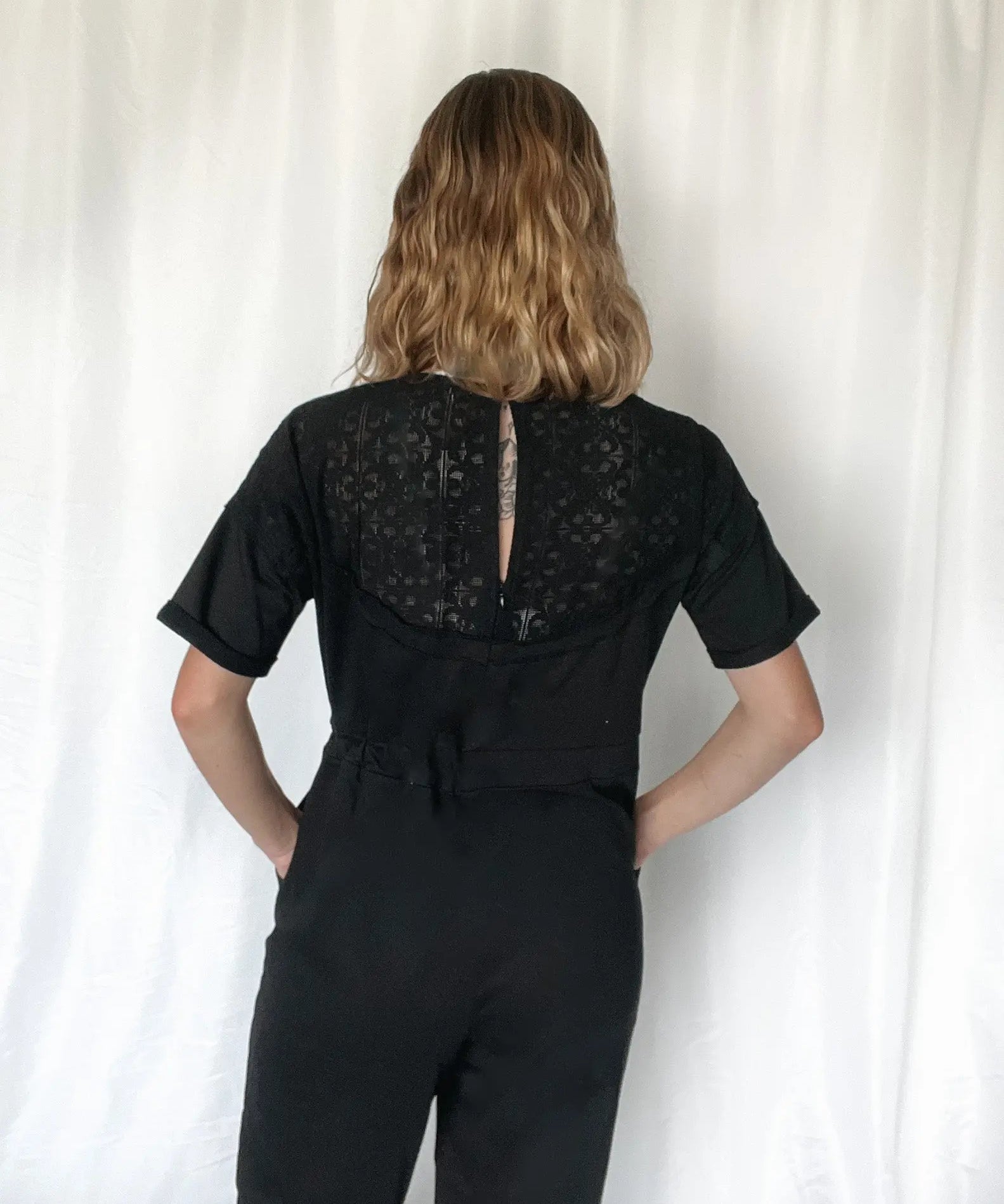 Crowd Pleaser Black Jumpsuit - Raising Brave