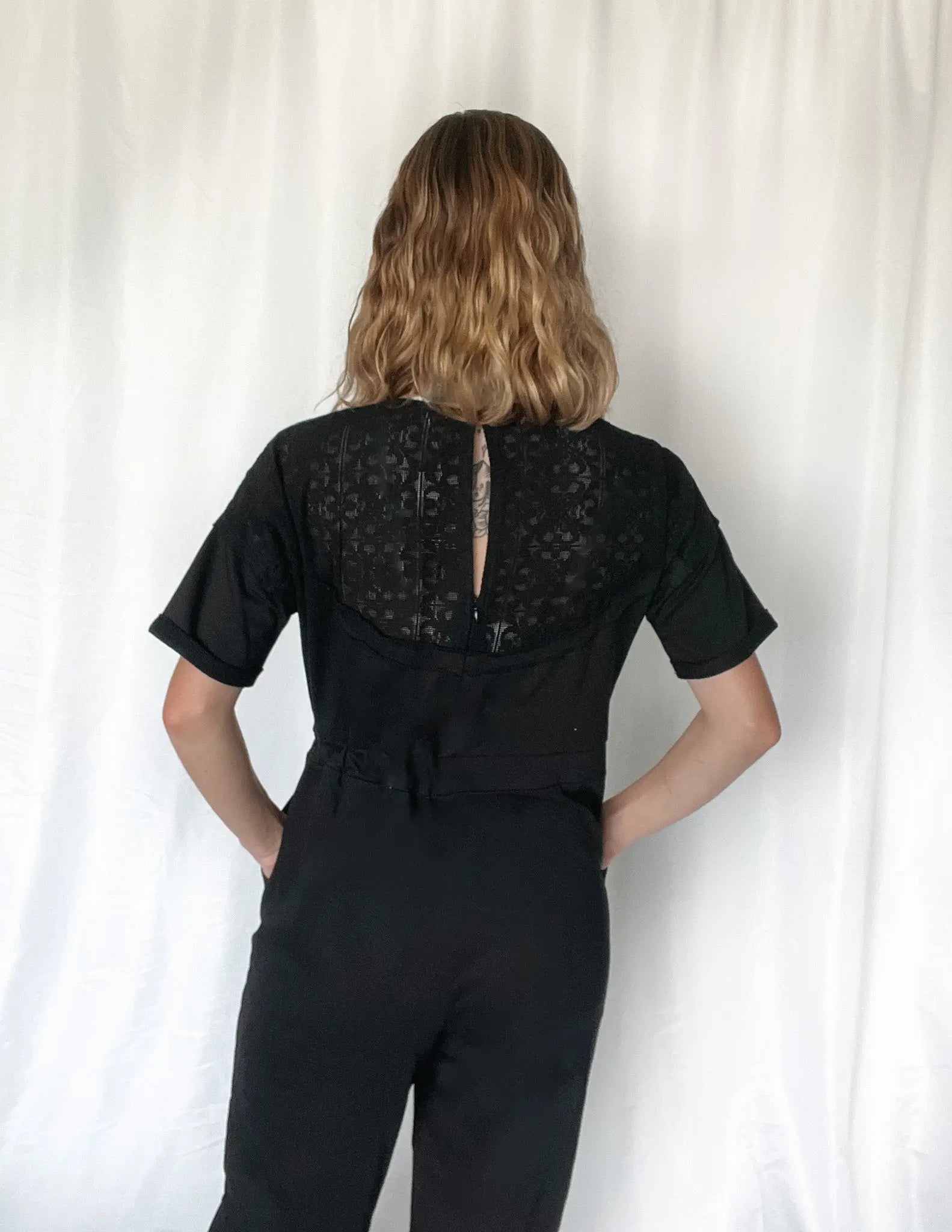 Crowd Pleaser Black Jumpsuit - Raising Brave