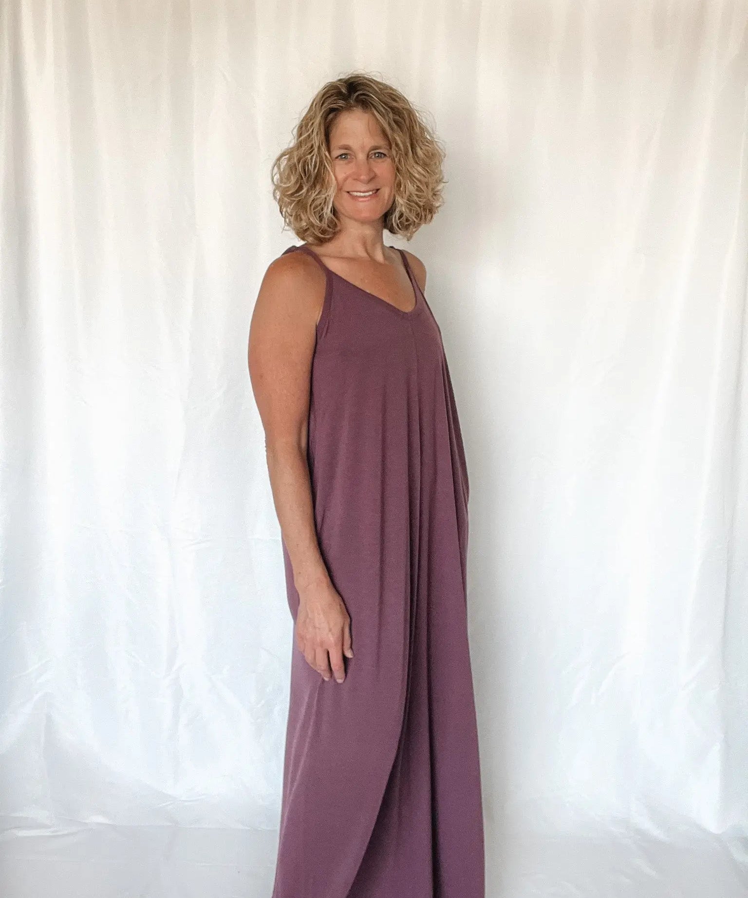 Hidden Pocket Purple Maxi Dress - Raising Brave