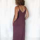 Hidden Pocket Purple Maxi Dress - Raising Brave