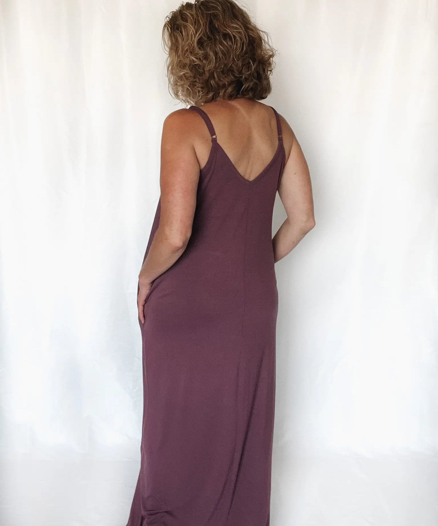 Hidden Pocket Purple Maxi Dress - Raising Brave