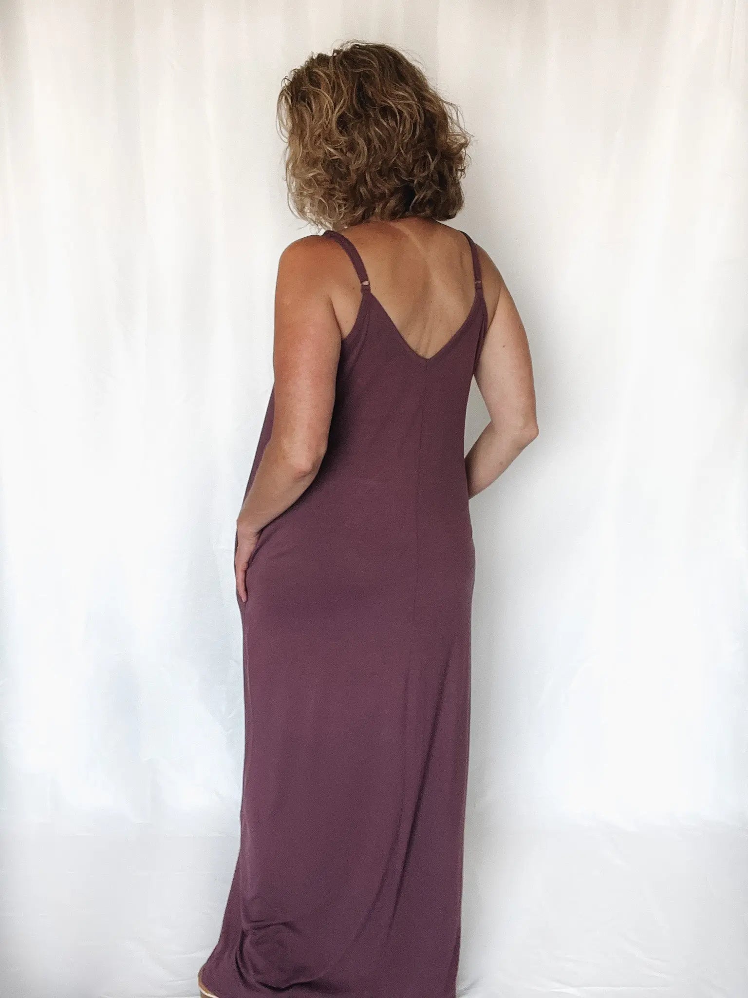 Hidden Pocket Purple Maxi Dress - Raising Brave