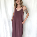 Hidden Pocket Purple Maxi Dress - Raising Brave