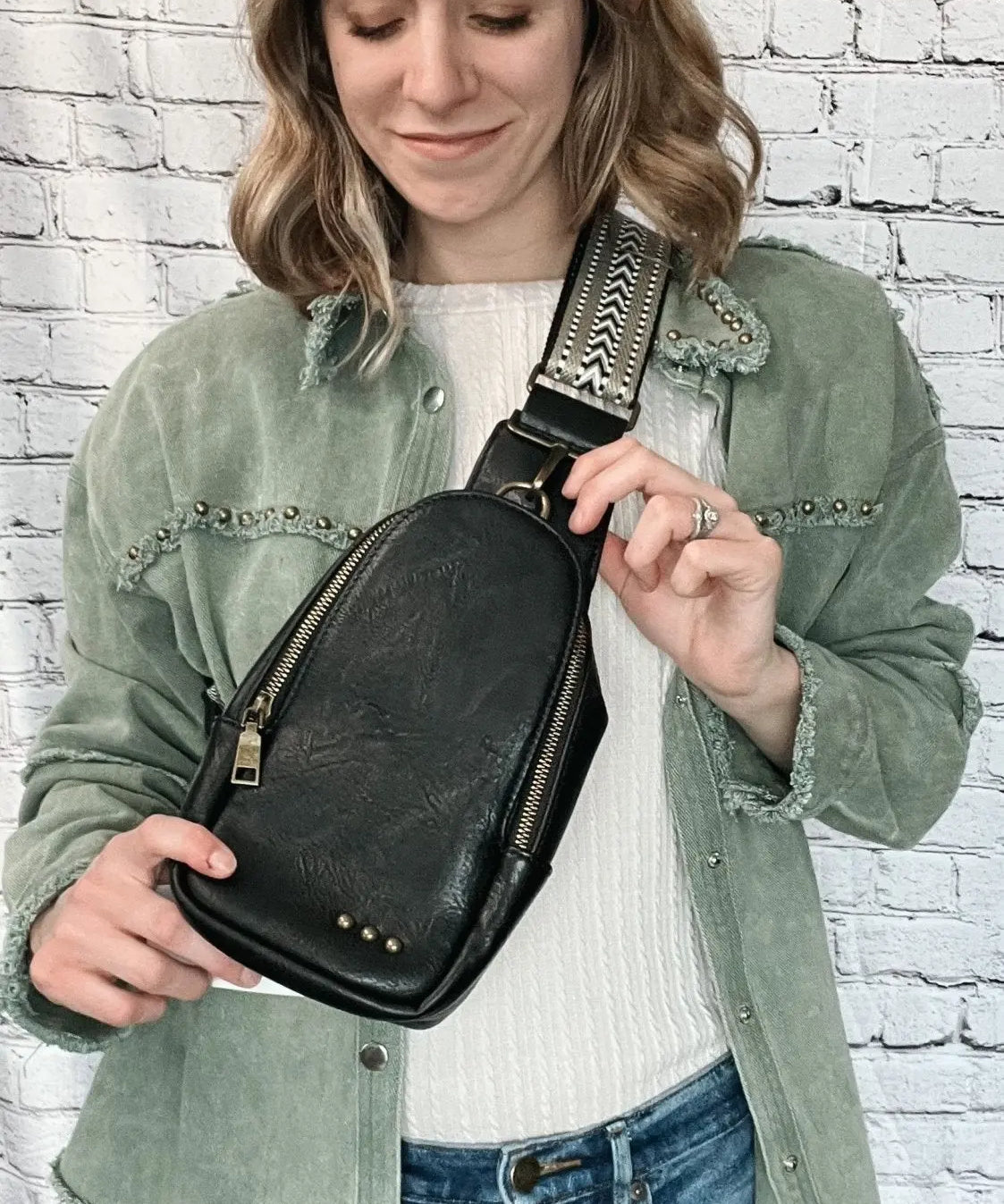 Jordan Sling Bag - Black - Raising Brave