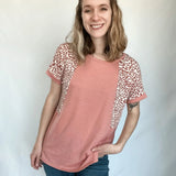 Miss Me Pink Leopard Top - Raising Brave