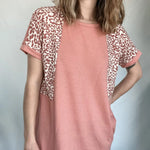 Miss Me Pink Leopard Top - Raising Brave