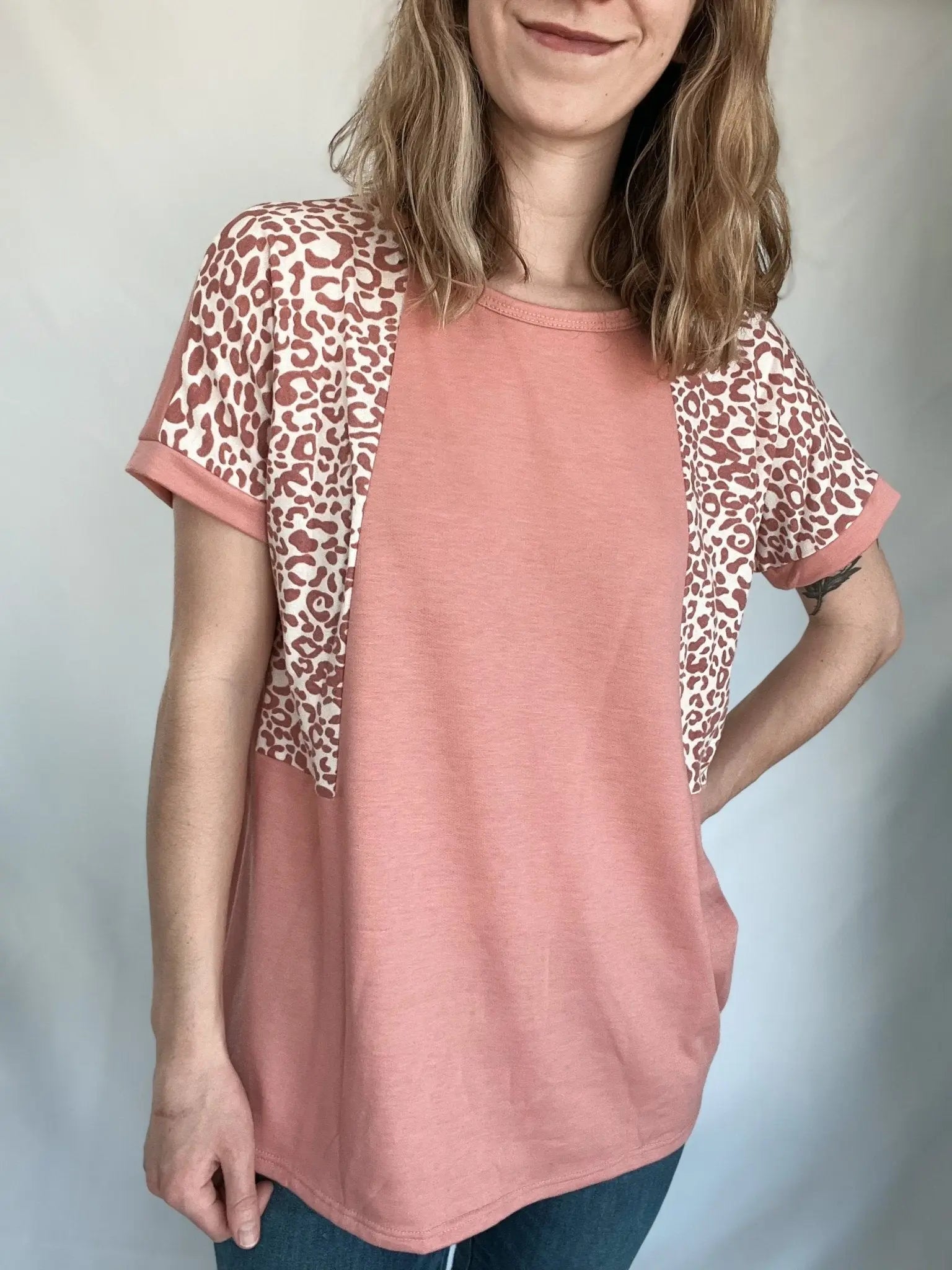 Miss Me Pink Leopard Top - Raising Brave