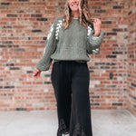 Bottoms Romantic Lace Mineral Wash Pants Raising Brave Boutique