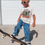 t-shirt Tiny But Turbo Tee Raising Brave Boutique