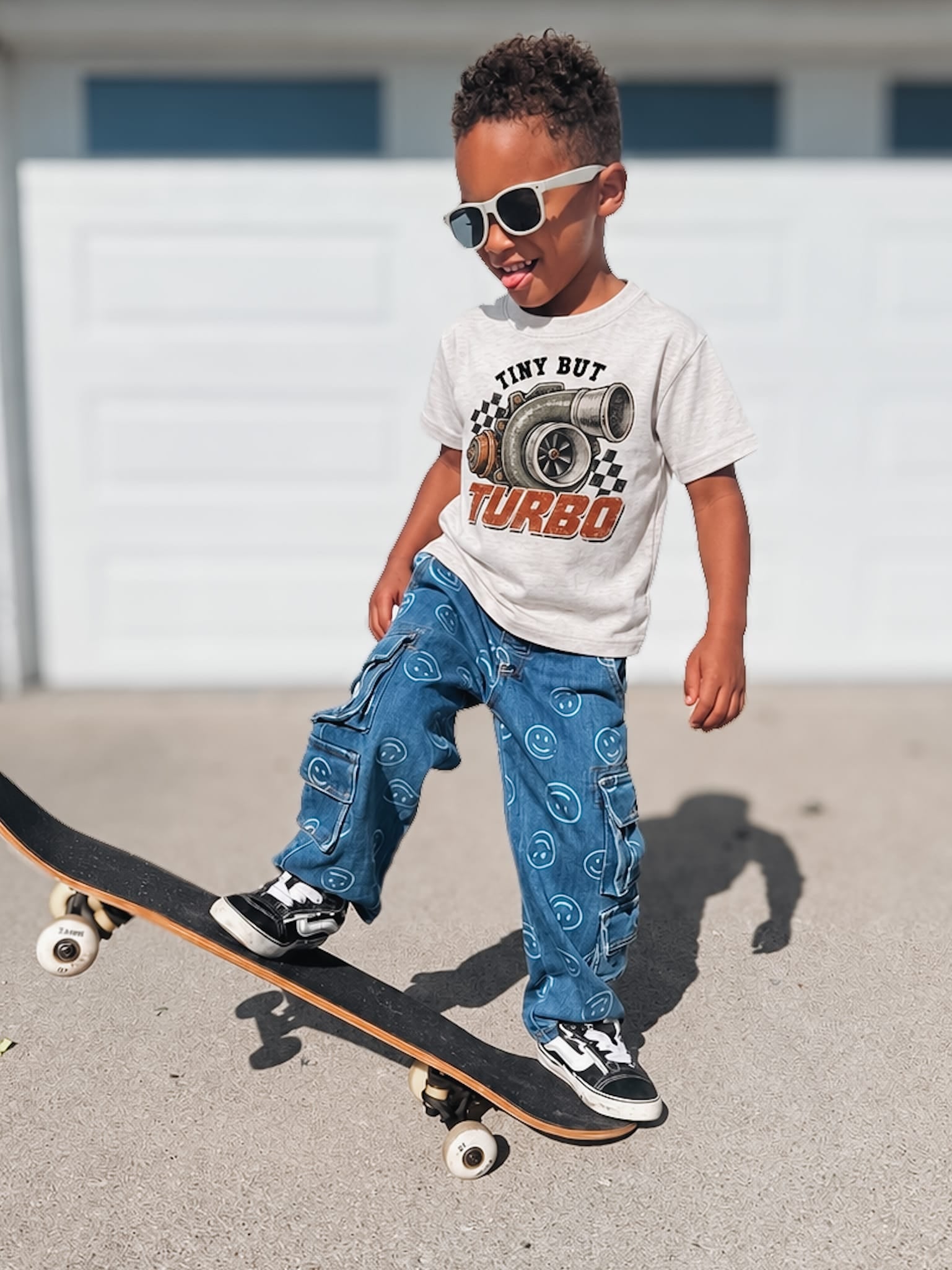 t-shirt Tiny But Turbo Tee Raising Brave Boutique
