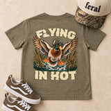 baby tees Flying in Hot Duck Tee Raising Brave Boutique