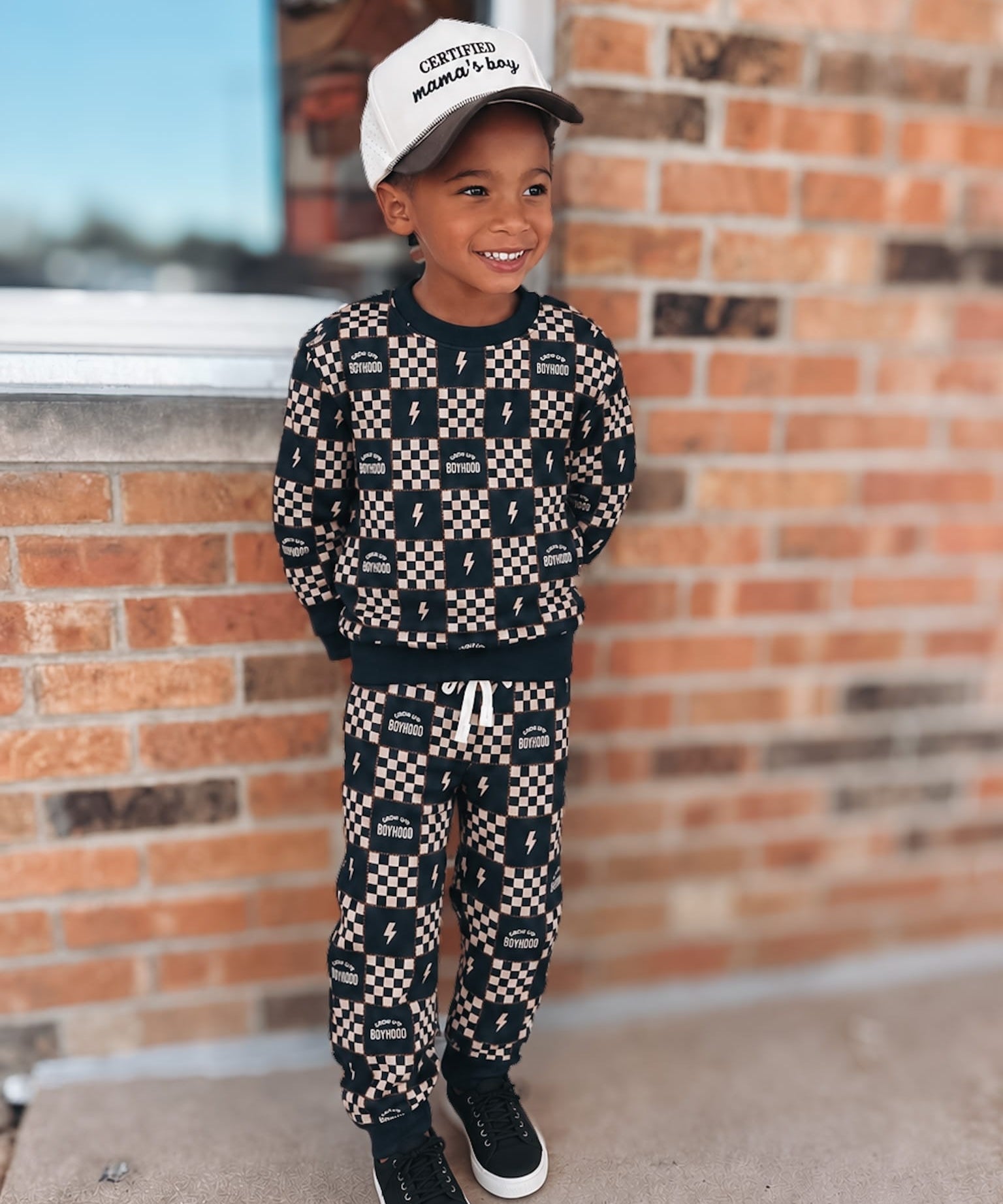 Boy Set Long Live Boyhood Jogger Set Raising Brave Boutique