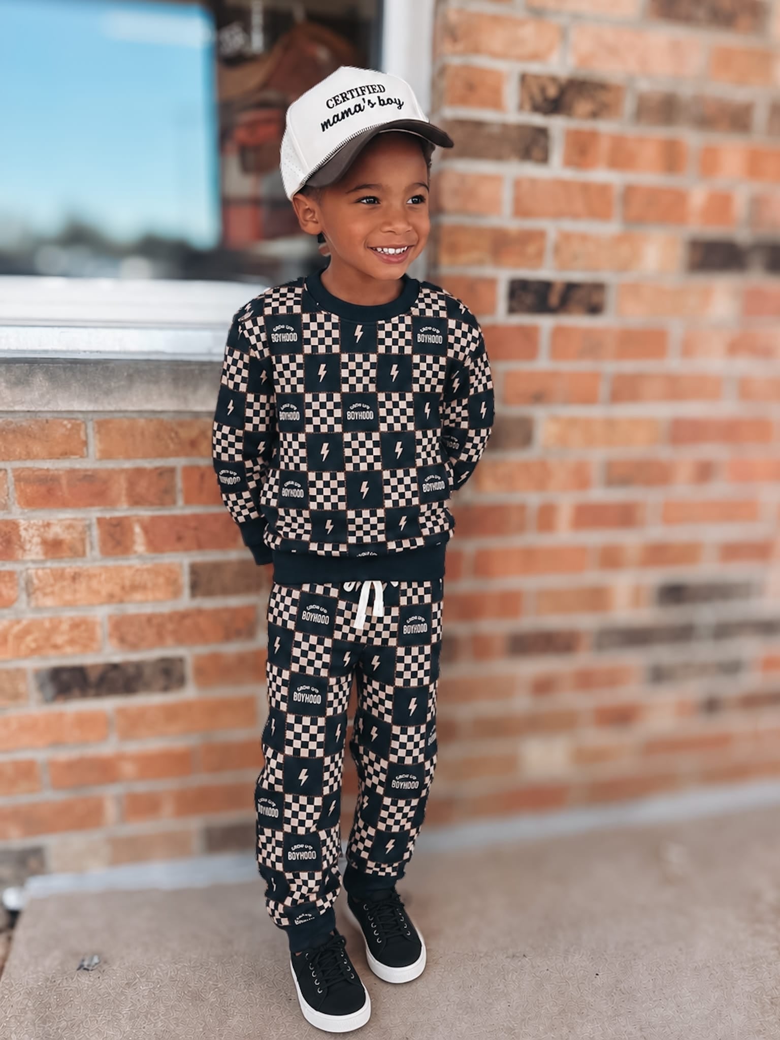 Boy Set Long Live Boyhood Jogger Set Raising Brave Boutique