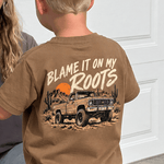 baby tees Blame it on My Roots Tee Raising Brave Boutique