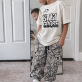 Camo Flame Cargo Joggers