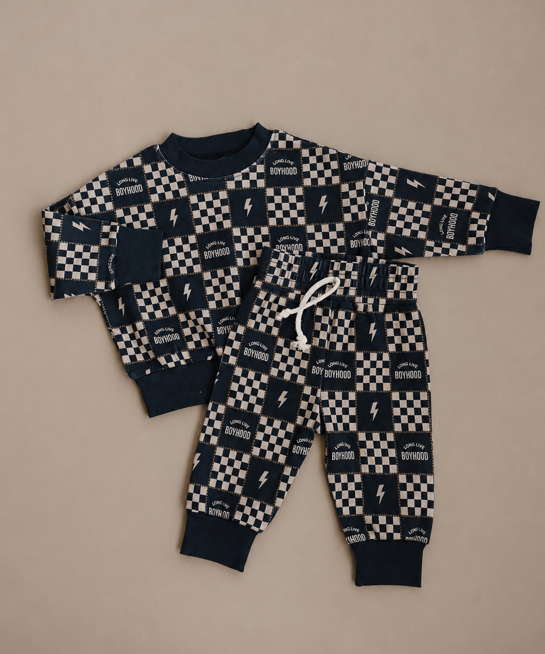 Boy Set Long Live Boyhood Jogger Set Raising Brave Boutique