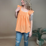 Babydoll Orange Tank