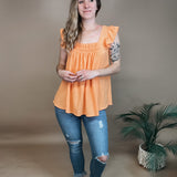 Babydoll Orange Tank