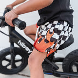 Kids' Flame Checker Mesh Shorts