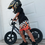 Kids' Flame Checker Mesh Shorts