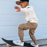 Khaki Toddler Cargo Pants