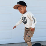 Khaki Toddler Cargo Pants