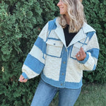 Vintage Oversized Quilted Jacket POL