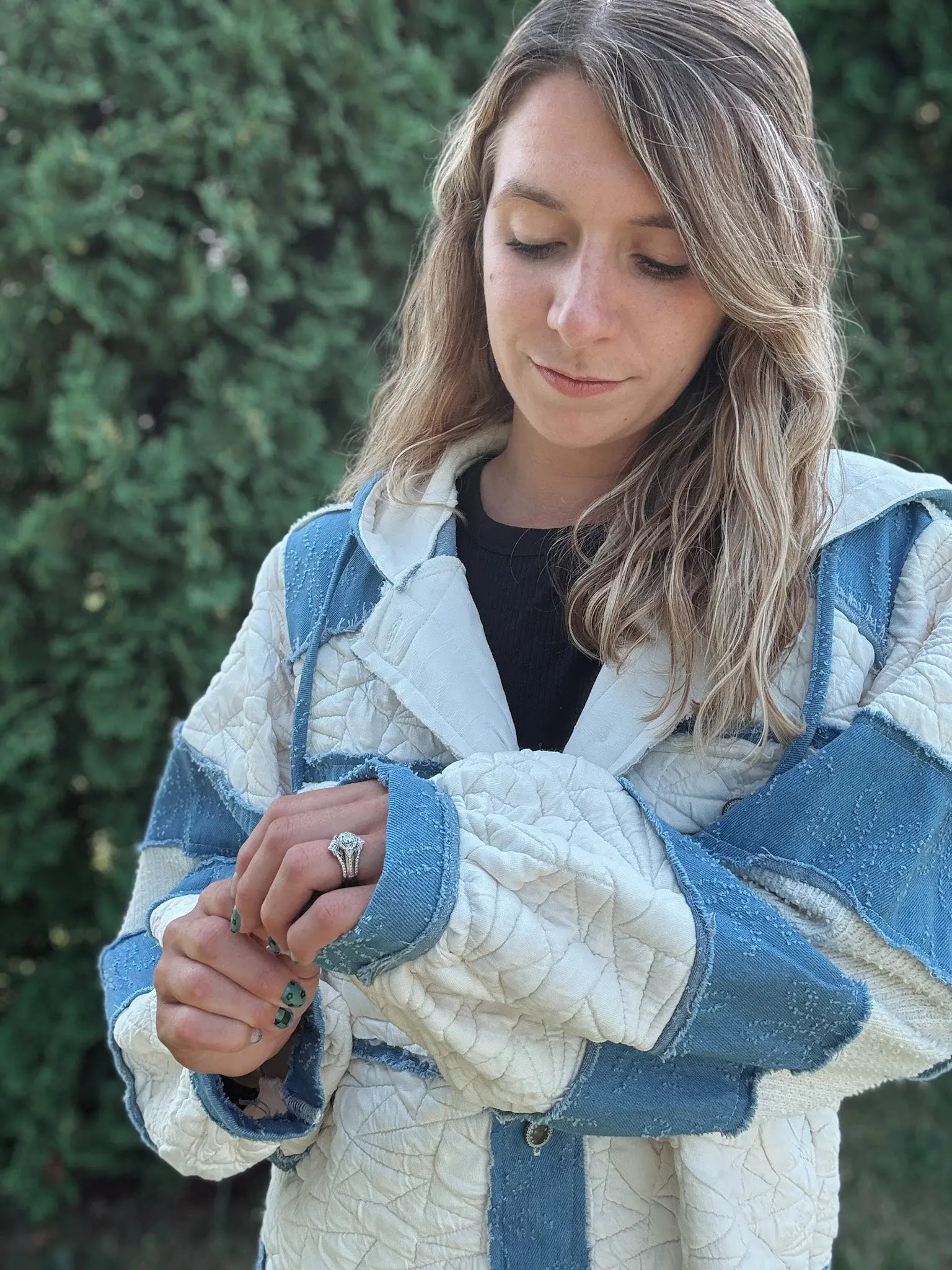 Vintage Oversized Quilted Jacket POL