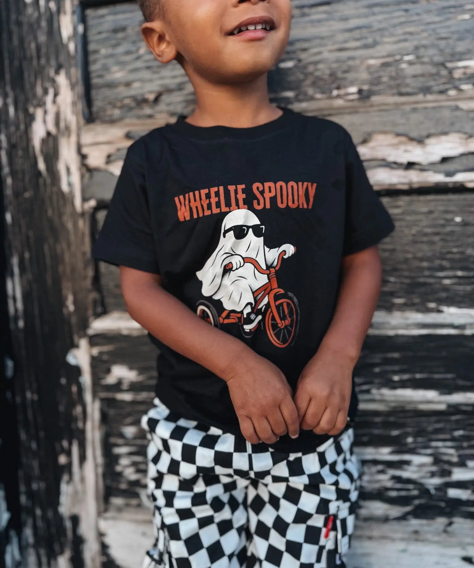 Wheelie Spooky Tee Raising Brave