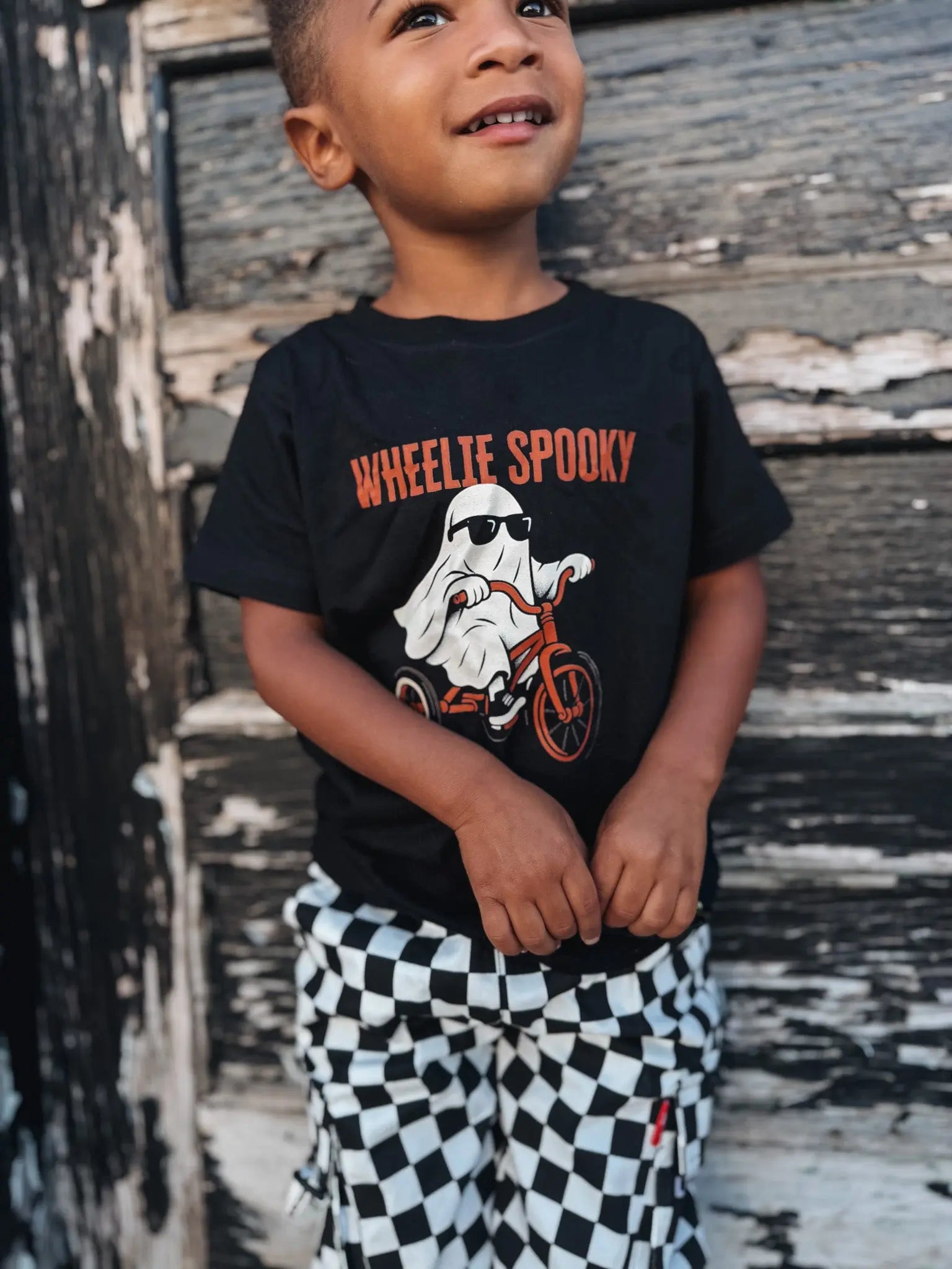 Wheelie Spooky Tee Raising Brave