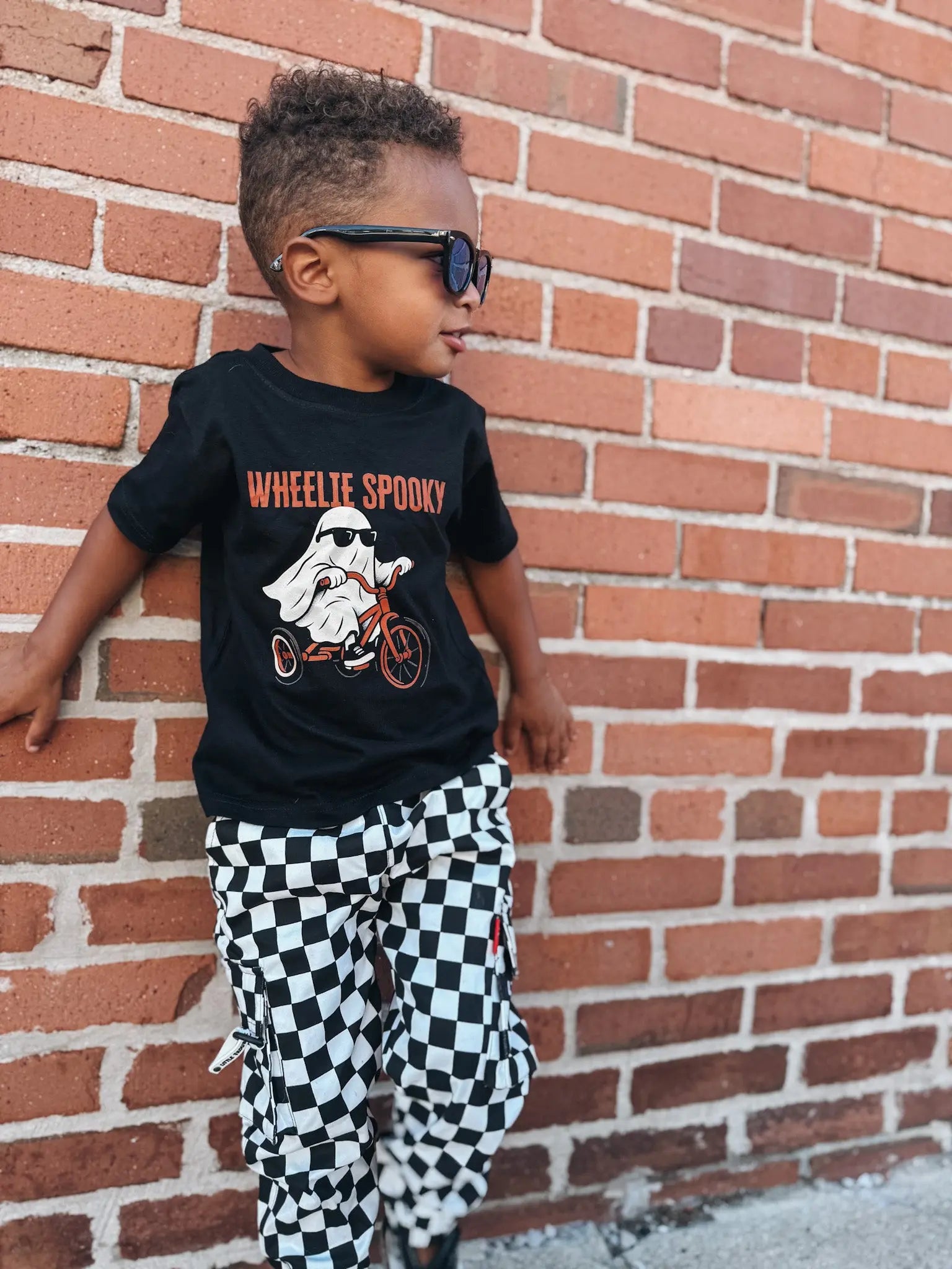 Wheelie Spooky Tee Raising Brave