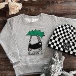 Sleighin' It Crewneck Raising Brave
